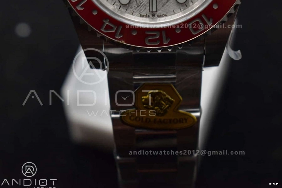 Bracelet Best Gain CHS II 930 126719 on Real GMT Dial Meteorite Weight Factory Oyster Master VR3285 Gold Breathable 1:1 Edition BLRO 0817